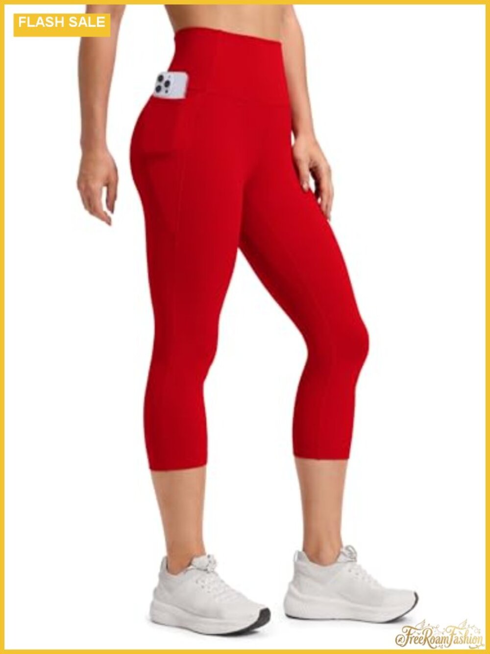 Butterluxe High Rise Capri Leggings with Pockets 21"